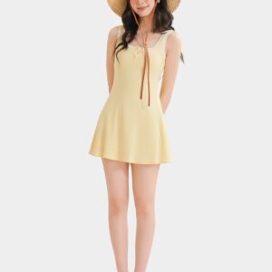 Đầm Hai Dây Vàng Pastel Sunny Girl Dress