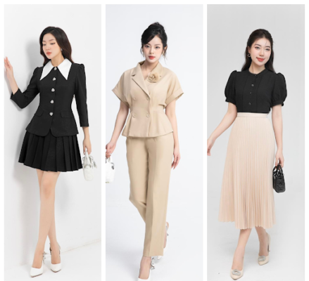 Thời trang công sở bình dân chọn chất liệu vải tốt 