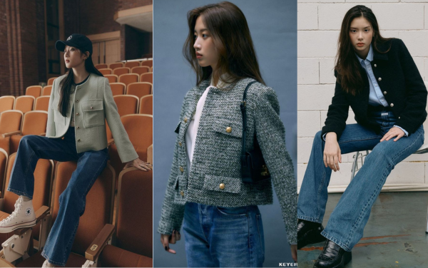 Thời trang công sở nữ phối áo dạ